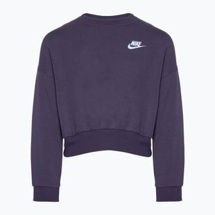 Dětská mikina Nike Sportswear Club Fleece dark raisin / white