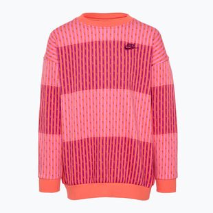 Dětská mikina Nike Sportswear Club Fleece light wild mango/light wild mango/hot fuchsia