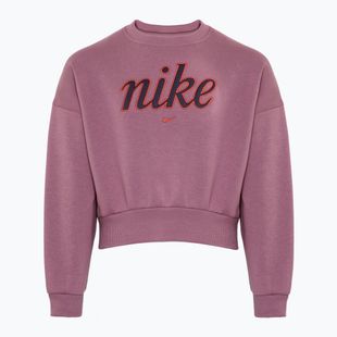 Dětská mikina Nike Sportswear Club Fleece plum dust/light wild mango