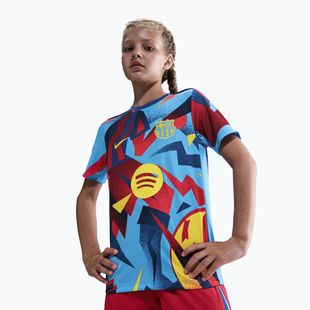 Dětský fotbalový dres Nike FC Barcelona Academy Pro SE Pre-Match Jr university blue/opti yellow