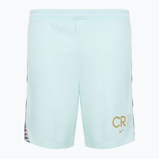 Dětské fotbalové šortky Nike CR7 Academy Dri-FIT barely green/ blue void/ metallic gold