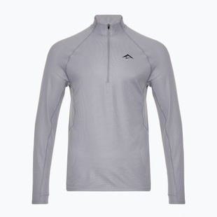 Pánská běžecká mikina Nike Trail Dri-Fit 1/2 Zip cement grey/black