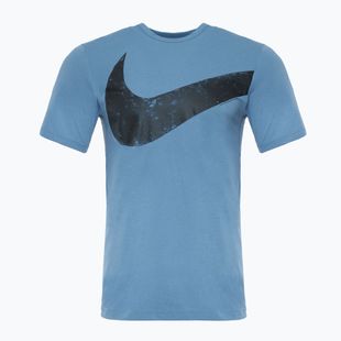 Pánské tričko  Nike Hyverse Swoosh Dri-Fit aegean storm/black