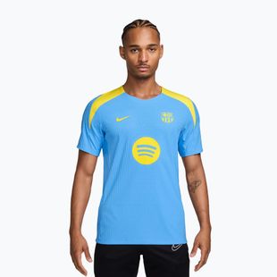Pánský fotbalový dres Longsleeve Nike FC Barcelona Strike Elite SE Drill Top university blue/opti yellow/opti yellow