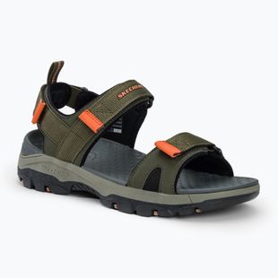 Pánské sandály SKECHERS Tresmen Ryer olive/black/orange