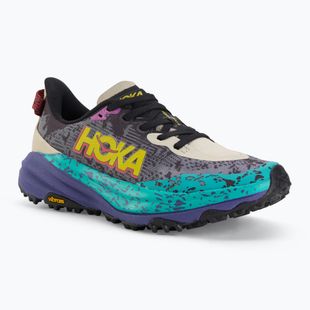 Dámské běžecké boty  HOKA Speedgoat 6 oatmeal/mountain iris