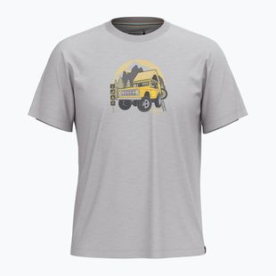 Trekové tričko Smartwool Long Weekend Graphic Tee light gray heather