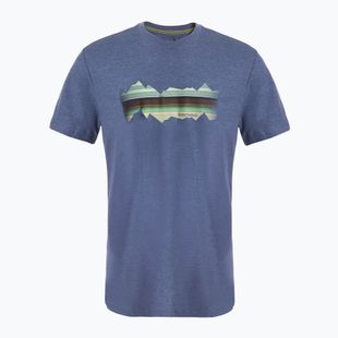 Trekové tričko Smartwool Mountain Horizon Graphic Tee nightfall blue