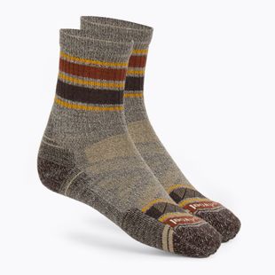Pánské ponožky Smartwool Performance Hike Light Cushion Striped Mid Crew taupe/natural marl