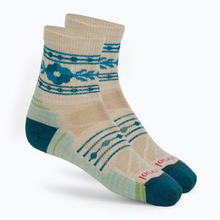 Dámské ponožky Smartwool Hike Light Cushion Retro Floral Mid Crew moonbeam