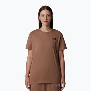 Dámské tričko The North Face Box Nse Relaxed Tee latte/tnf white
