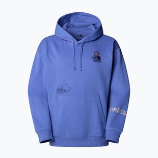 Mikina The North Face Mountain Cleanup Over Hoodie virtuál blue