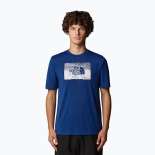 Pánské tričko The North Face Foundation Abstract Graphic Tee estate blue
