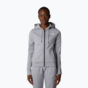 Dámská mikina The North Face Reaxion Fleece Full Zip Hoodie tnf light grey heather