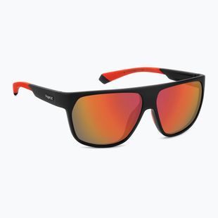 Pánské sluneční brýle Polaroid PLD 7053/S matte black red/red multilayer polarized