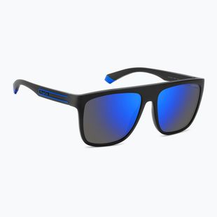 Pánské sluneční brýle Polaroid PLD 2162/S matte black blue/blue mirror polarized