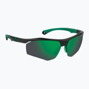 Pánské sluneční brýle Polaroid PLD 7055/S matte black green/green mirror polarized hc