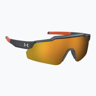 Dětské sluneční brýle Under Armour Levelup Jr S3 metalized grey/gold mirror