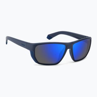 Pánské sluneční brýle Polaroid PLD 7057/S matte blue/blue mirror polarized
