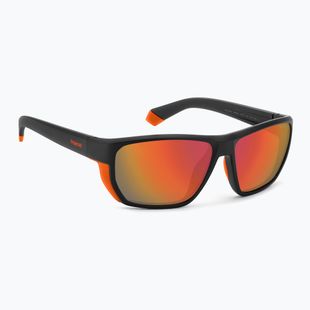 Pánské sluneční brýle Polaroid PLD 7057/S matte black orange/red multilayer polarized