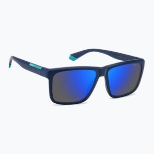 Pánské sluneční brýle Polaroid PLD 2164/S matte blue/blue mirror polarized