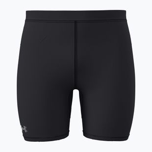 Pánské běžecké legíny Under Armour Launch Half Tights black/black/metallic silver
