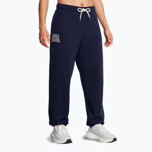 Dámské kalhoty Under Armour Icon Heavyweight Terry Oversized midnight navy/summit white