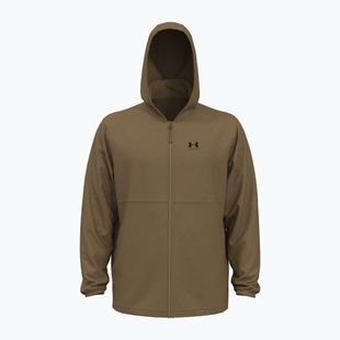 Pánská bunda  Under Armour Vibe Woven Windbreaker coyote/black