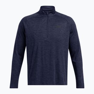 Pánská mikina Under Armour Tech Textured 1/2 Zip midnight navy/black