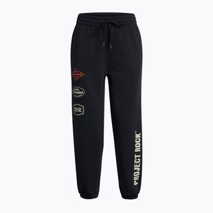Dámské tréninkové kalhoty Under Armour Project Rock HWT Pnt black / silt