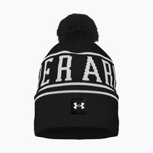 Pánská zimní čepice  Under Armour Halftime Pom Beanie black/white/white