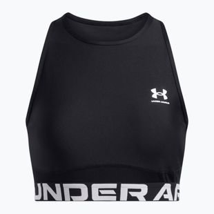 Dámské tréninkové tílko top Under Armour Heat Gear Rib Tank black/black/white