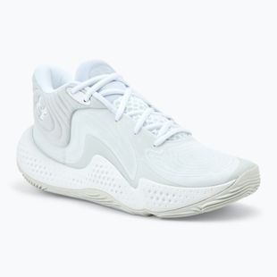Basketbalové boty Under Armour Spawn 6 white/distant gray/white clay