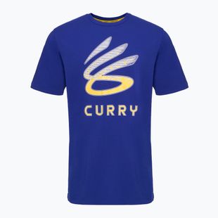 Pánské tričko Under Armour Curry Logo Trend royal/white/taxi