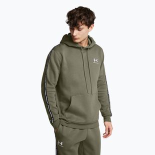 Pánská mikina Under Armour Icon Fleece HD marine green/white