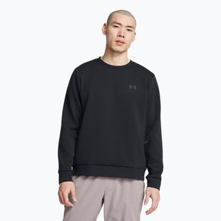 Pánská mikina Under Armour Unstoppable Fleece Crew black/black