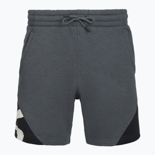 Pánské šortky Under Armour Curry Splash Fleece Short castlerock full heather/black/white clay