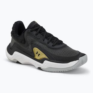 Basketbalové boty Under Armour Spawn 7 black/metallic gold/black