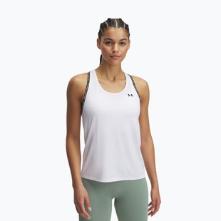 Dámský fitness  top Under Armour Tech Knockout Tank white/black