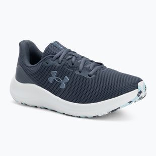 Dámské běžecké boty Under Armour Charged Pursuit 4 downpour gray/downpour gray/metallic gravel