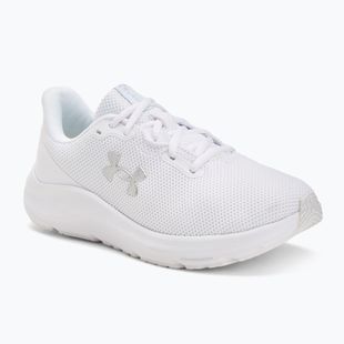 Dámské běžecké boty Under Armour Charged Pursuit 4 white/white/metallic silver
