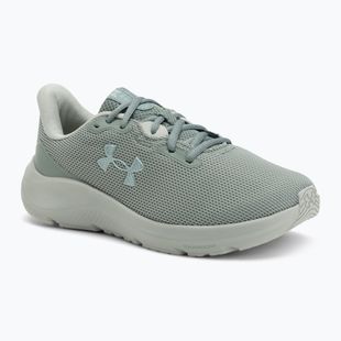 Dámské běžecké boty Under Armour Charged Pursuit 4 silica green/silica green/metallic silica