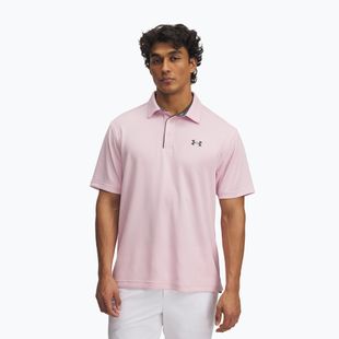 Pánské polo tričko Under Armour Tech Polo prime pink/pitch gray