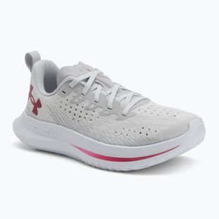 Dámské běžecké boty Under Armour Velociti 4 SE halo gray/mod gray/shaded fuchsia
