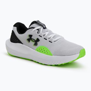 Pánské běžecké boty Under Armour Charged Surge 4 white/hyper green/black