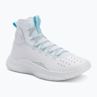 Basketbalové boty Under Armour CURRY 4 FLOTRO white/stream/metallic silver