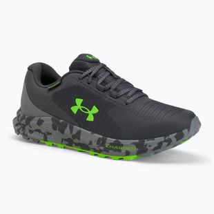 Pánské běžecké boty Under Armour Charged Bandit Trail 3 castlerock/steel/hyper green