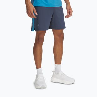 Pánské běžecké šortky Under Armour Launch Pro 7" downpour gray / ether blue / reflective