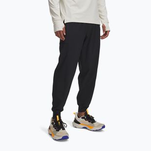 Pánské běžecké kalhoty Under Armour Trail Run black / reflective