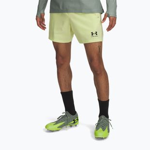 Pánské fotbalové šortky Under Armour Challenger Pro Woven sonic yellow / black